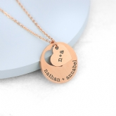 Thumbnail 4 - Personalised Cut-Out Heart Shape Necklaces