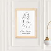 Thumbnail 4 - Personalised Mum & Baby Modern Line Art Framed Print