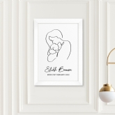 Thumbnail 9 - Personalised Mum & Baby Modern Line Art Framed Print