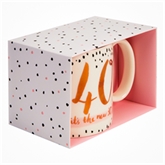 Thumbnail 2 - Luxe Ceramic Female 40th Birthday Mug