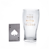 Thumbnail 1 - The Man The Myth The Legend Beer Glass