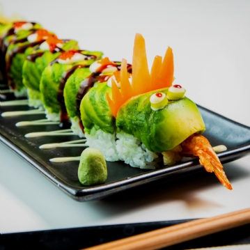 Roll Your Own Dragon Sushi Class for Two