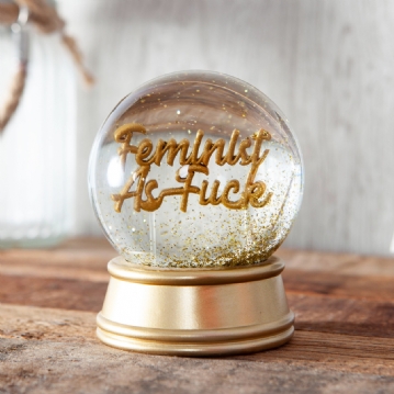 Feminist as Fuck Glitter Ball