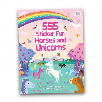 Horses and Unicorn Sticker Book Fun