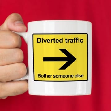 Diverted Traffic Mug