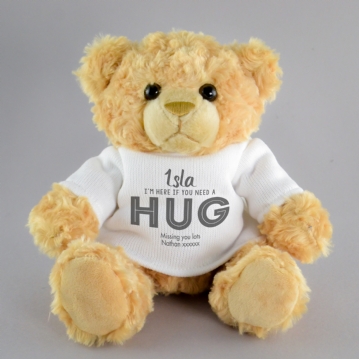 Personalised If You Need a Hug Teddy Bear