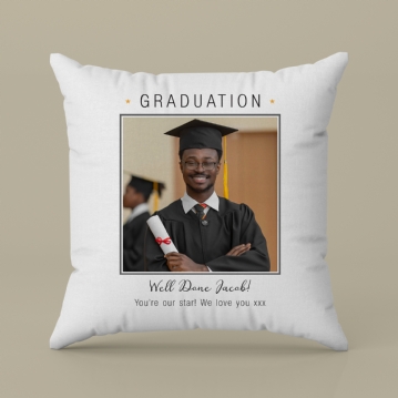 Personalised Graduation Photo Cushion