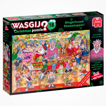 Wasgij Christmas 18 Gingerbread Showstopper 2x1000 Piece Jigsaw Puzzle