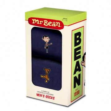 Men's Mr Bean Socks Gift Set