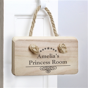 personalised wooden sign
