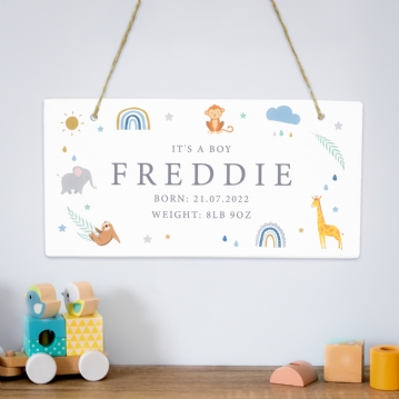 Personalised Children's Wooden Sign