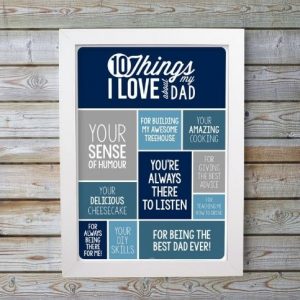 10 Things Dad Poster - Image