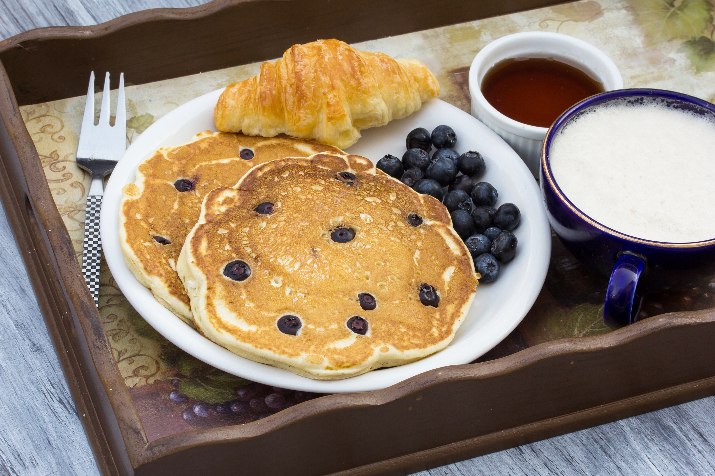 Start the day with breakfast in bed