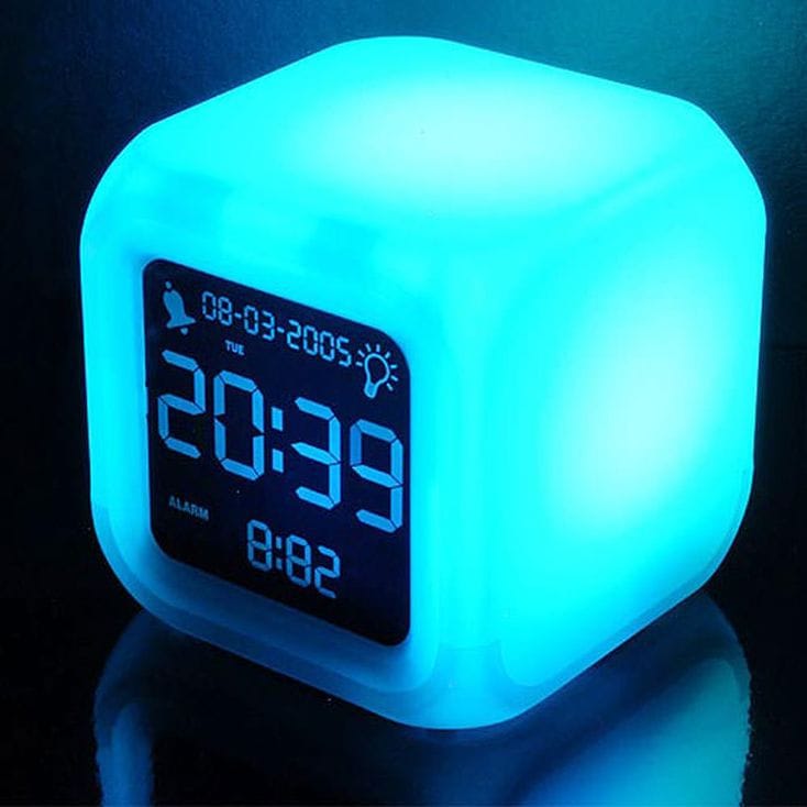 Aurora Colour Changing Alarm Clock