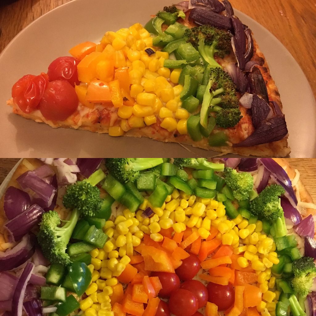 Rainbow Pizza