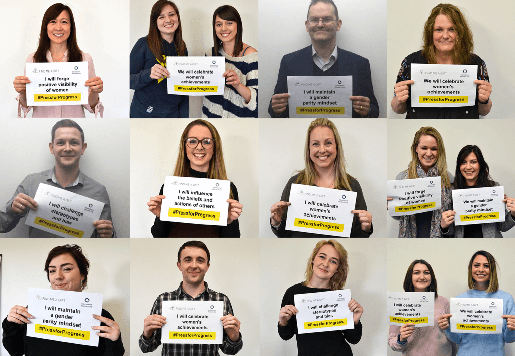 #IWD - Find Me A Gift #PressForProgress
