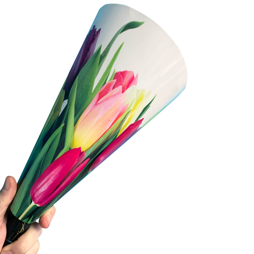 Wine Bottle Bouquet Gift Presentation