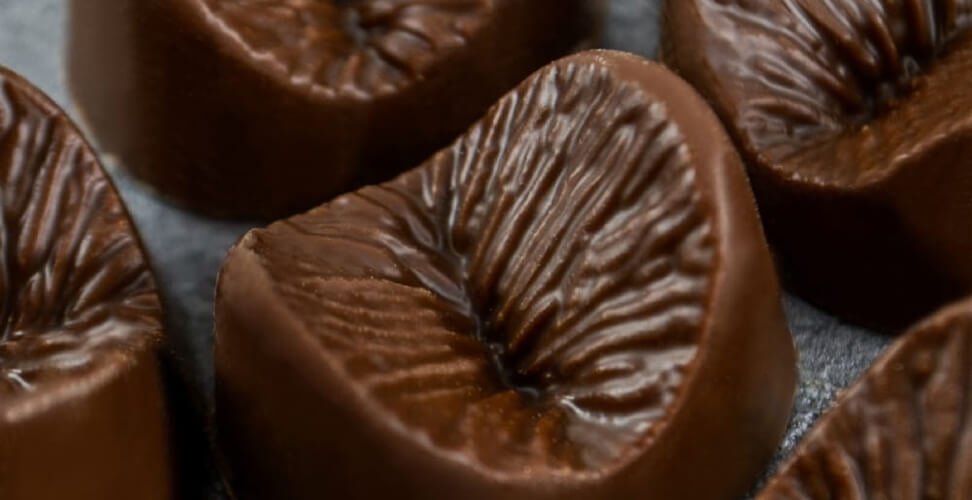 Novelty gift box of chocolates shaped like anuses &ndash; adult gag gift, funny chocolate treats for parties, birthdays, or unique holiday presents