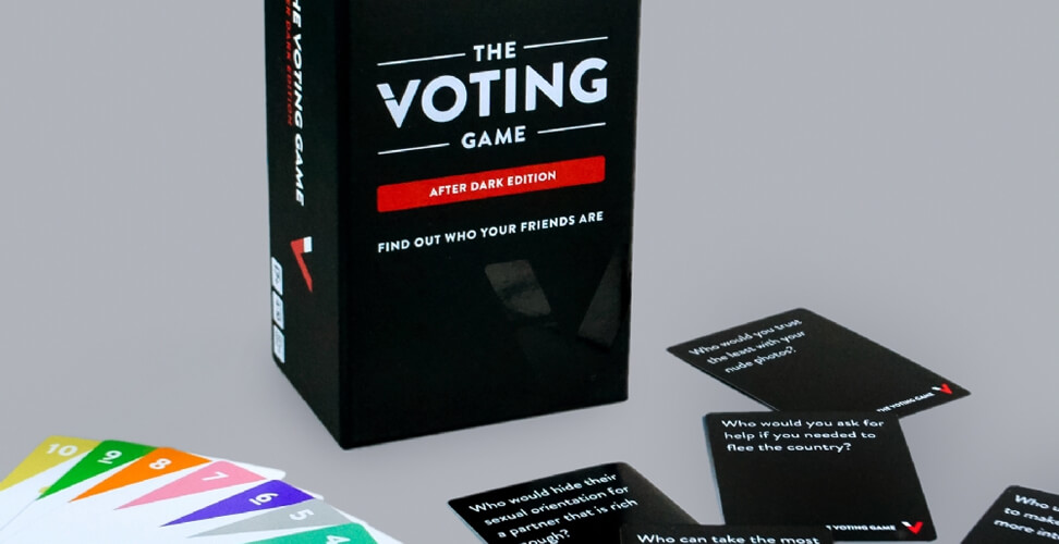 The Voting Game &ndash; adult party board game for friends, fun group game for birthdays, holidays, or social gatherings, novelty gag gift for adults