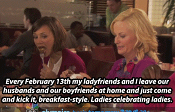 How to celebrate Galentine's Day - Leslie Knope