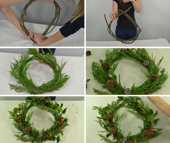 How to Make an Outdoor Christmas Wreath