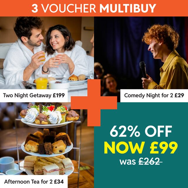 A Break, A Giggle & A Cuppa - 3 voucher multibuy