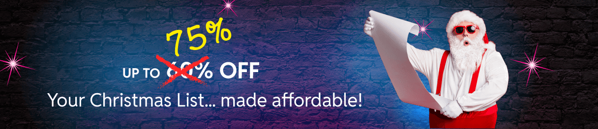 Black Friday - Your Christmas list made affordable! Black Friday - Your Christmas list made affordable!
