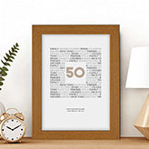 50th Gifts for Him