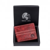 Thumbnail 2 - Cricket Buffalo Red Leather Wallet with RFID Protection