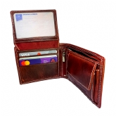 Thumbnail 4 - Cricket Buffalo Red Leather Wallet with RFID Protection
