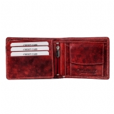 Thumbnail 6 - Cricket Buffalo Red Leather Wallet with RFID Protection