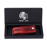 Thumbnail 2 - Cricket Buffalo Red Leather Screw Key Chain