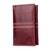 Thumbnail 3 - Cricket Buffalo Red Leather Travel Wallet