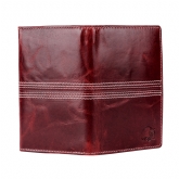 Thumbnail 5 - Cricket Buffalo Red Leather Travel Wallet