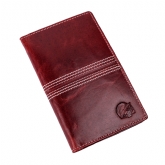 Thumbnail 6 - Cricket Buffalo Red Leather Travel Wallet