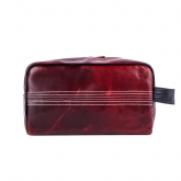 Thumbnail 6 - Cricket Ball Red Buffalo Leather Toiletry Bag