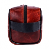 Thumbnail 7 - Cricket Ball Red Buffalo Leather Toiletry Bag