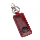 Thumbnail 4 - Cricket Red Buffalo Leather Key Fob