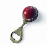 Thumbnail 4 - Red Leather Mini Cricket Ball Bottle Opener