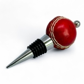 Thumbnail 3 - Real Leather Mini Cricket Ball Wine Stopper