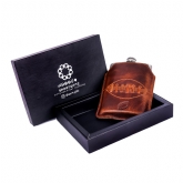 Thumbnail 1 - Rugby Buffalo Leather Hip Flask