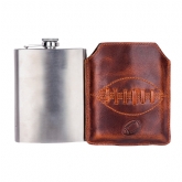 Thumbnail 4 - Rugby Buffalo Leather Hip Flask