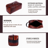 Thumbnail 2 - Rugby Buffalo Leather Wash Bag