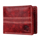 Thumbnail 4 - Cricket Buffalo Red Leather Wallet with RFID Protection