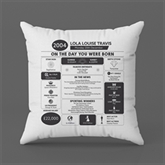 Thumbnail 7 - Personalised The Day You Were Born - 21st Birthday Cushion