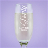 Thumbnail 2 - Personalised 40th Birthday Prosecco Glass