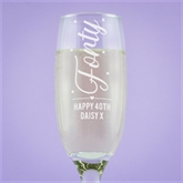 Thumbnail 2 - Personalised 40th Birthday Prosecco Glass