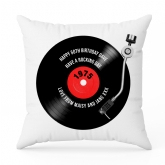 Thumbnail 11 - Personalised 50th Birthday Retro Record Cushion