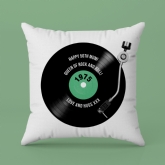 Thumbnail 5 - Personalised 50th Birthday Retro Record Cushion