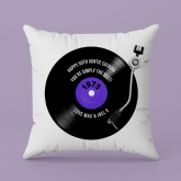 Thumbnail 9 - Personalised 50th Birthday Retro Record Cushion